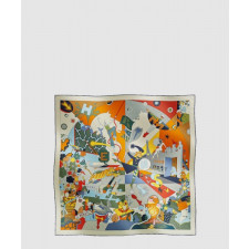 에르메스 Haute Parure 스카프 90