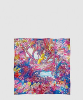 에르메스 La Vallee de Cristal 스카프 90