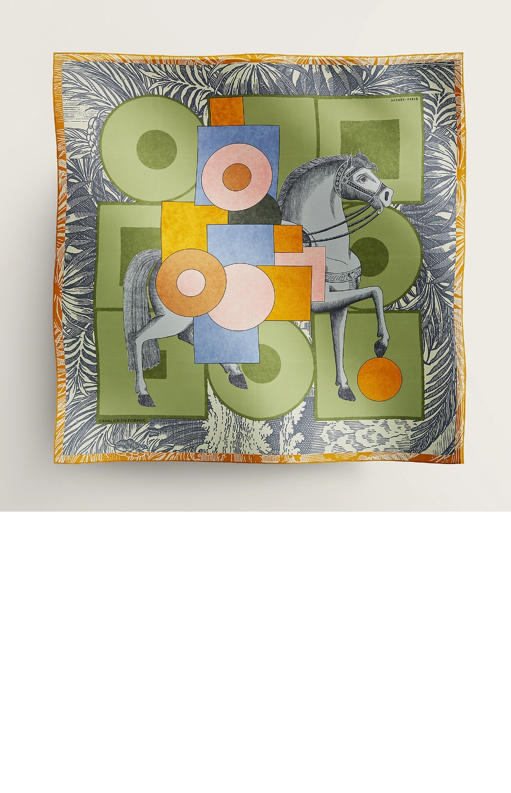 에르메스 Cavalier en Formes 스카프 90