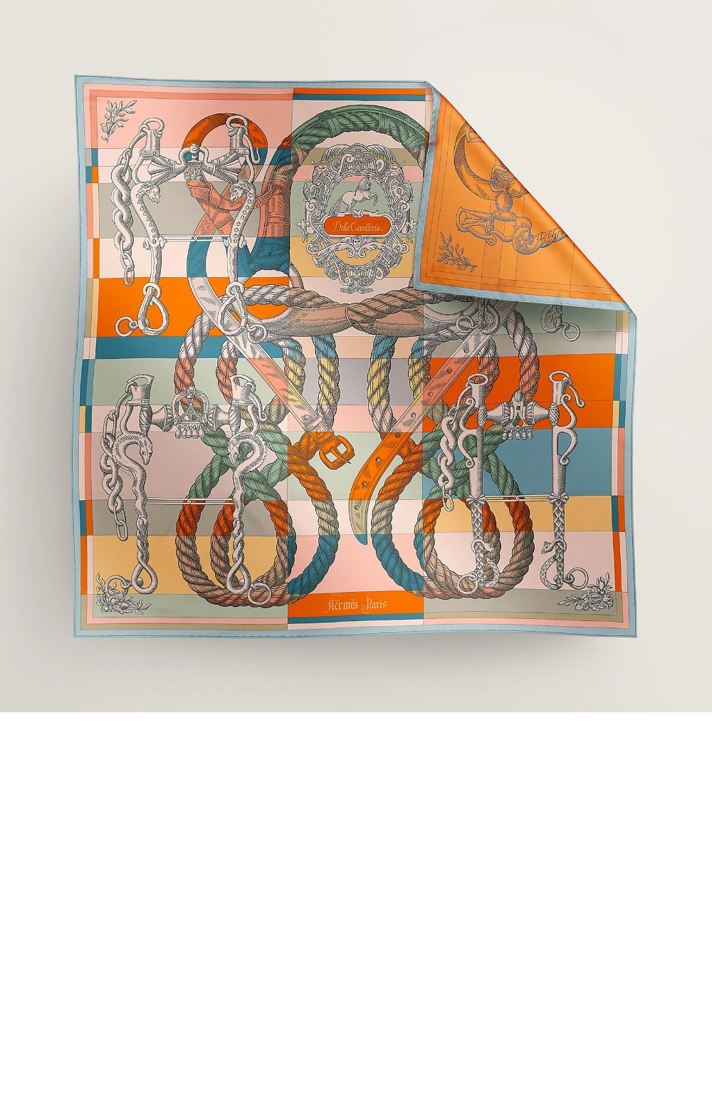 에르메스 Complication Equestre 스카프 90