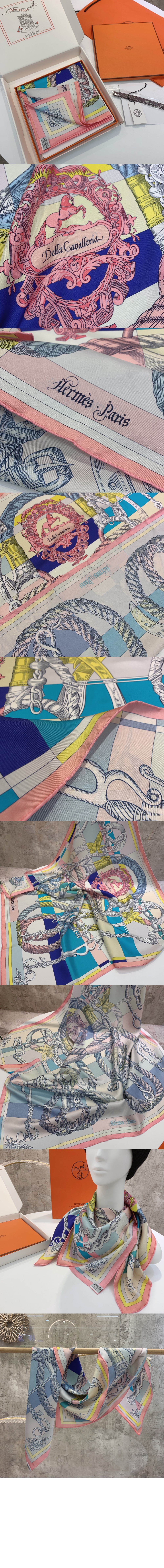 에르메스 Complication Equestre 스카프 90