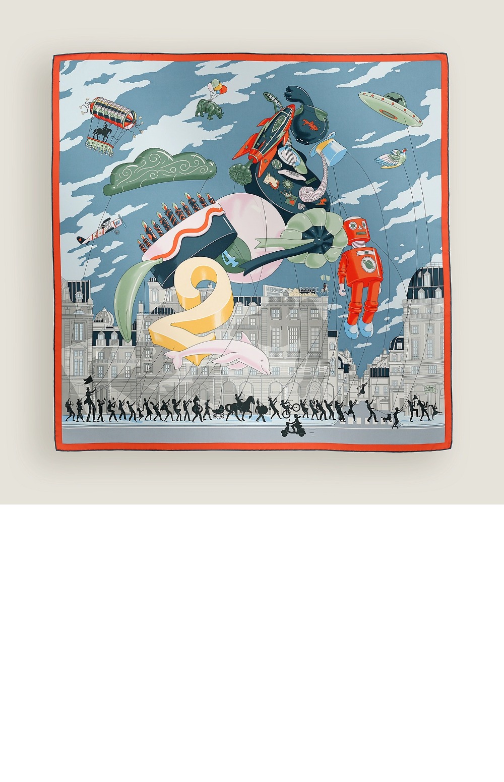 에르메스 Hermès Parade 스카프 90