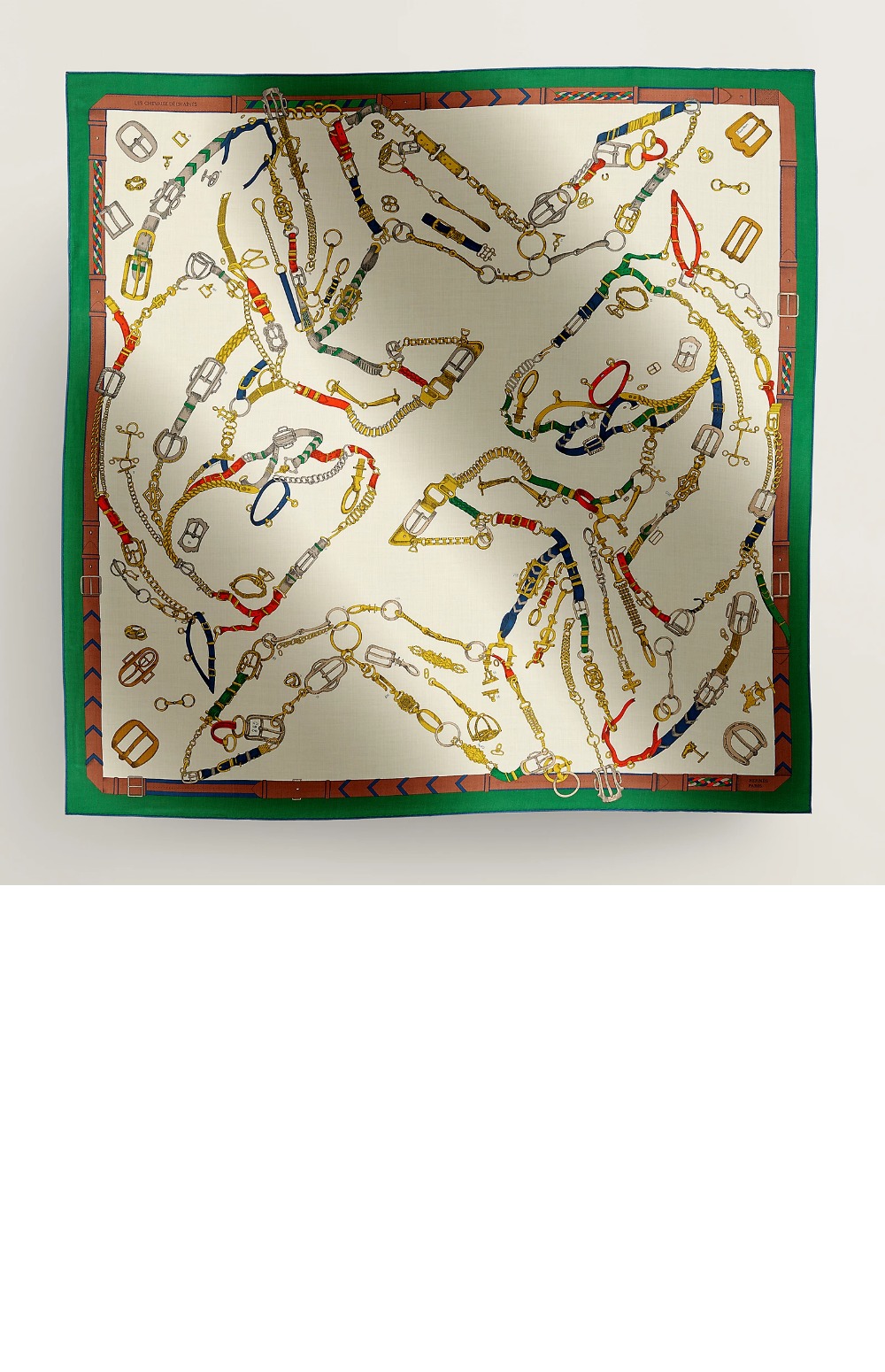 에르메스 Chevaux Dechaines 숄 140