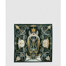 에르메스 Stately Wheels 스카프 90