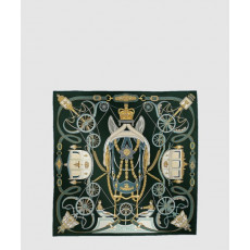 에르메스 Stately Wheels 스카프 90