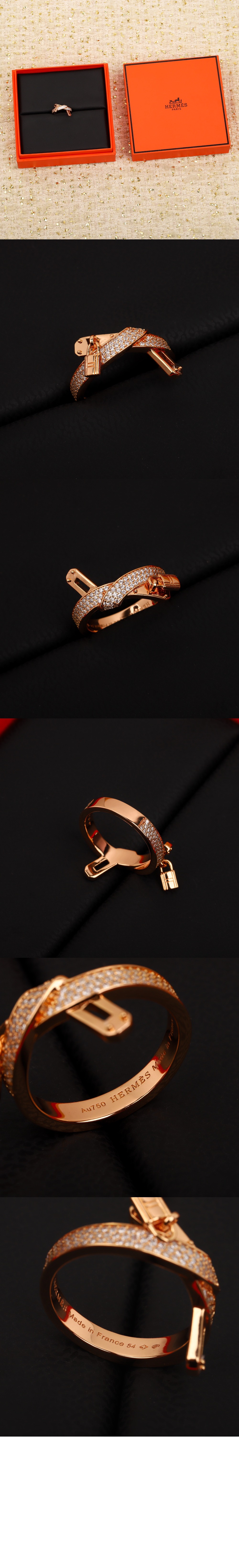 에르메스 Kelly Gavroche 반지