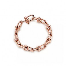 티파니앤코 라지 링크 브레이슬릿 로즈골드