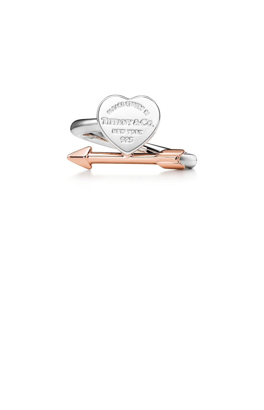 티파니앤코 러브스트럭 하트 태그 링
