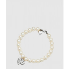 티파니앤코 올리브 리프 펄 하트 브레이슬릿