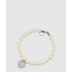 티파니앤코 올리브 리프 펄 하트 브레이슬릿
