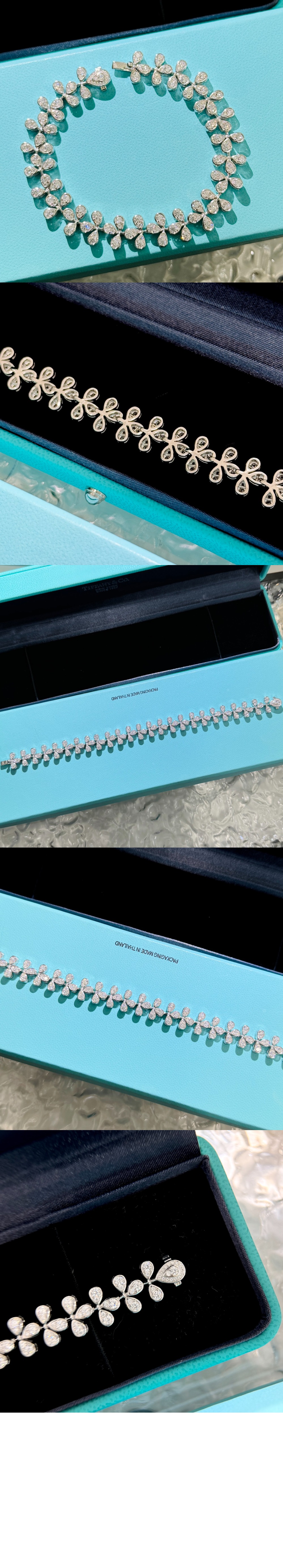 티파니앤코 물방울 다이아몬드 팔찌