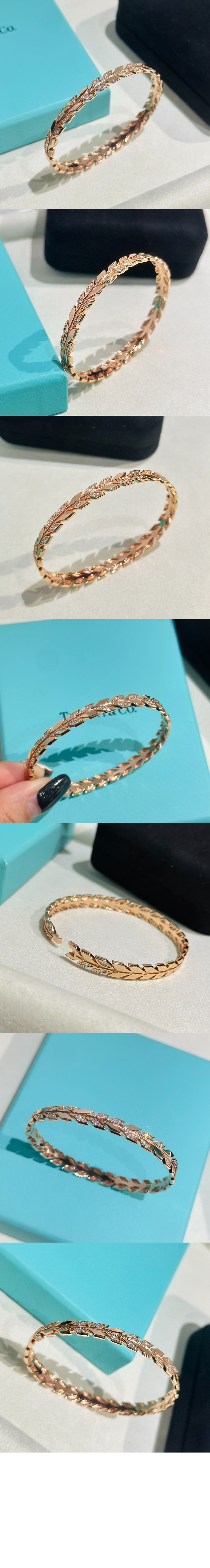 티파니앤코 덩굴 힌지 뱅글