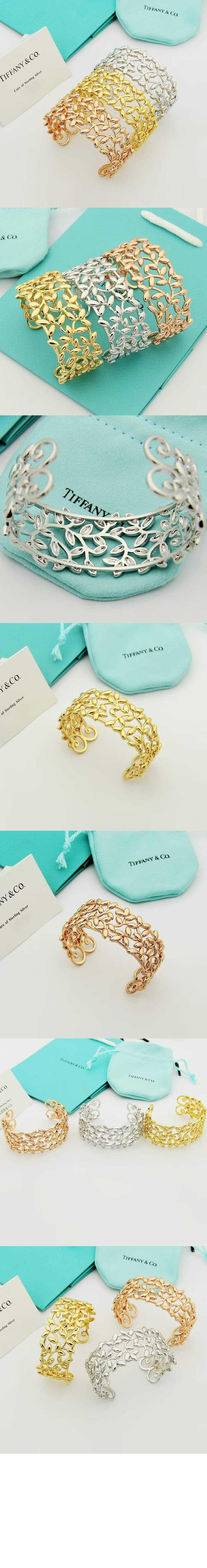 티파니앤코 올리브 리프 커프