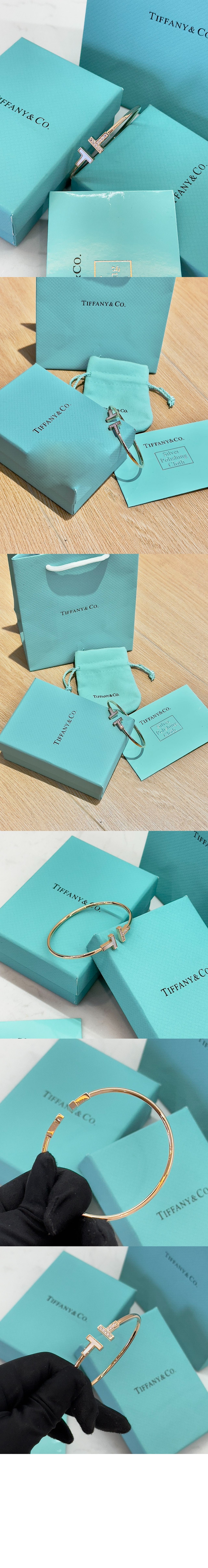 티파니앤코 와이어 브레이슬릿