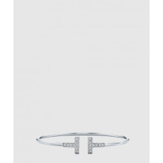 티파니앤코 다이아몬드 와이어 브레이슬릿