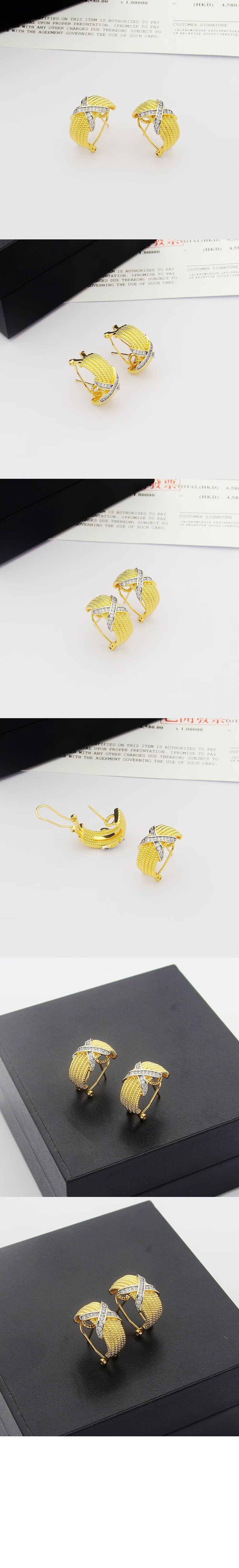 티파니앤코 로프 이어 클립 귀걸이