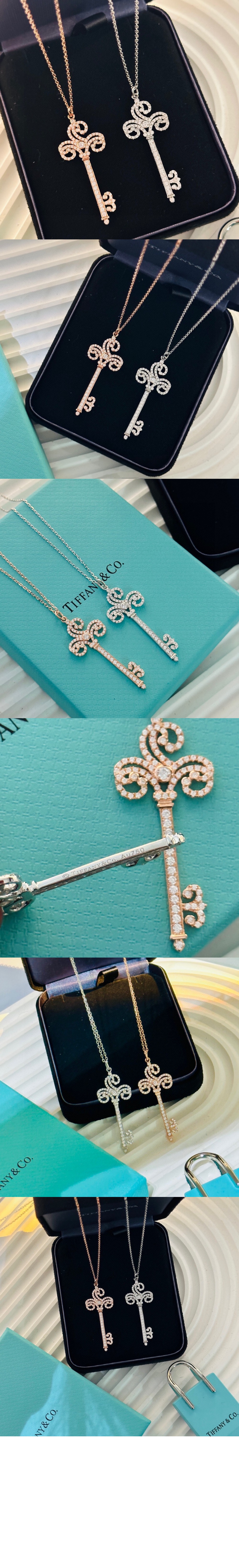티파니앤코 인챈트 하트 키 목걸이