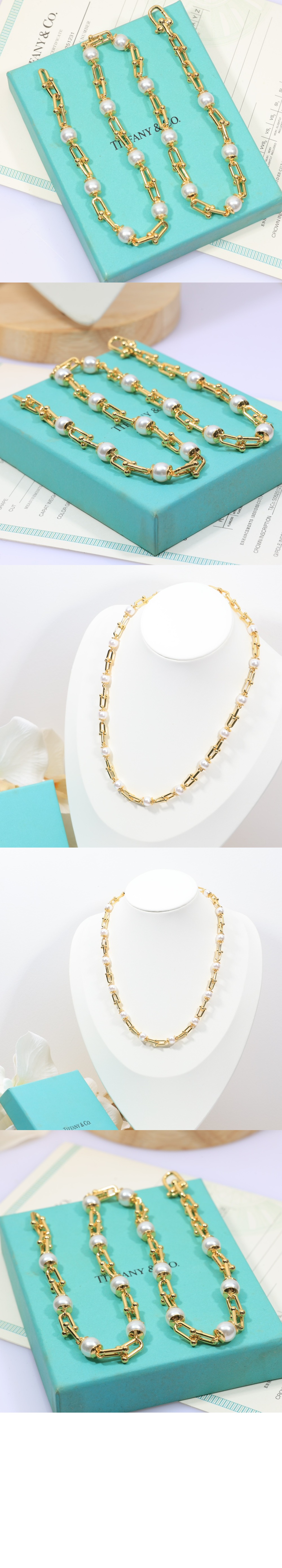 티파니앤코 그래듀에이티드 링크 네크리스