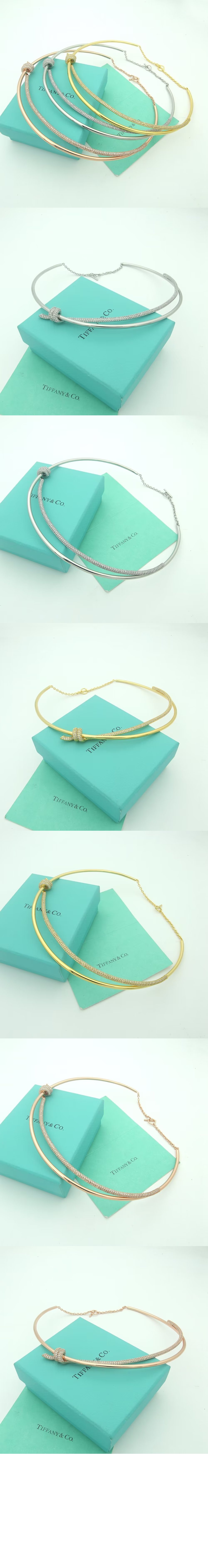 티파니앤코 더블 로우 네크리스