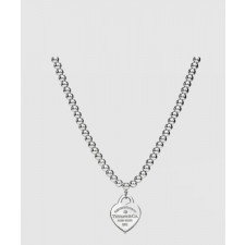 티파니앤코 티파니 하트 태그 비드 네크리스