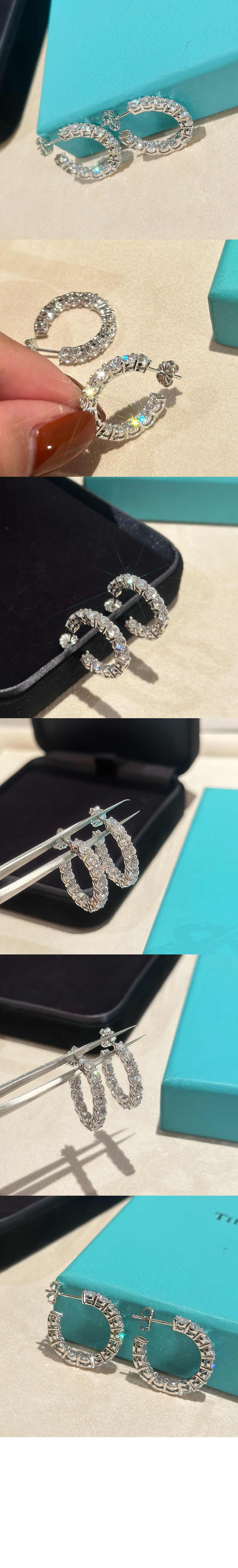 티파니앤코 인사이드 아웃 후프 이어링