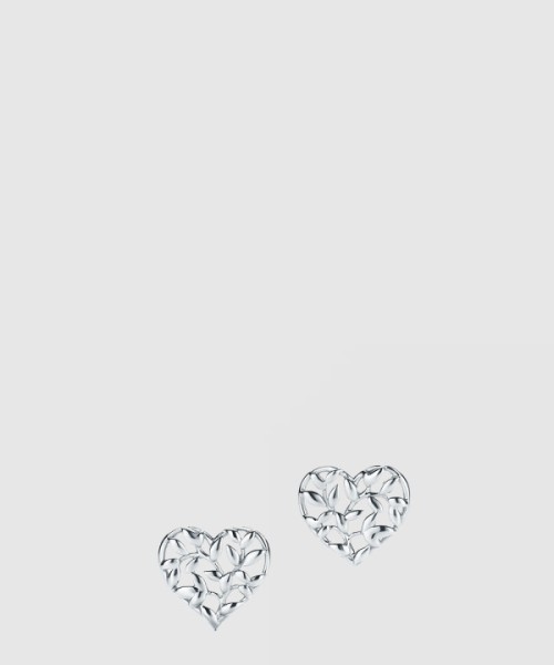 티파니앤코 올리브 리프 하트 이어링