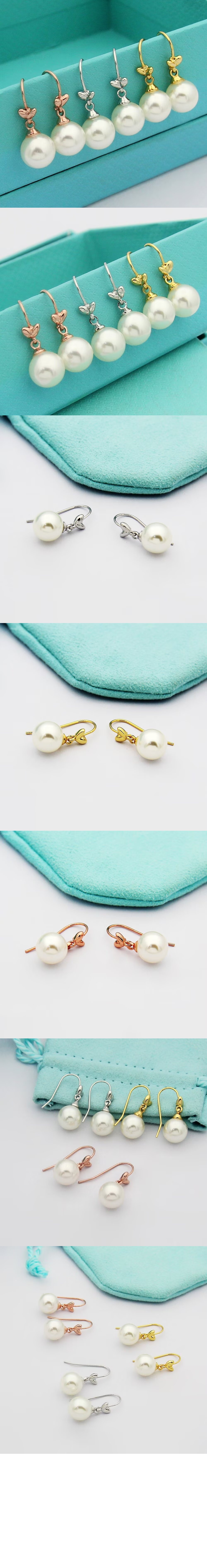 티파니앤코 올리브 리프 드롭 이어링