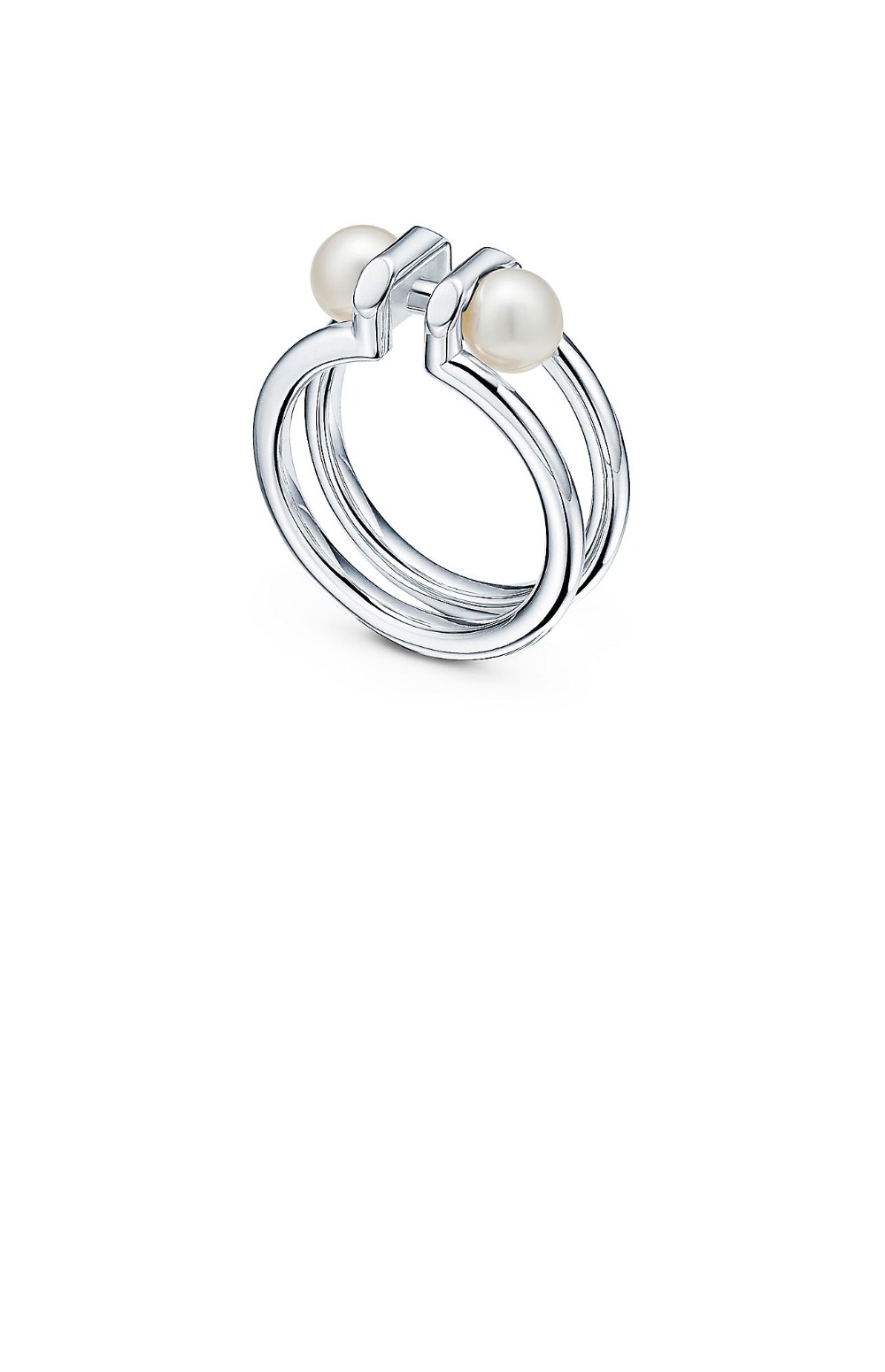 티파니앤코 더블 진주 링