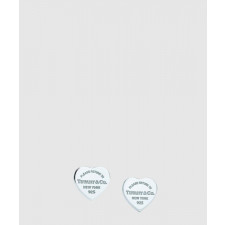 티파니앤코 하트 태그 귀걸이