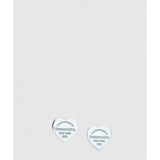 티파니앤코 하트 태그 귀걸이