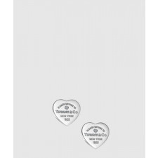 티파니앤코 하트 태그 귀걸이