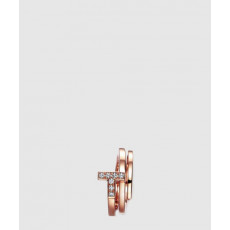 티파니앤코 로즈 골드 큐빅 반지