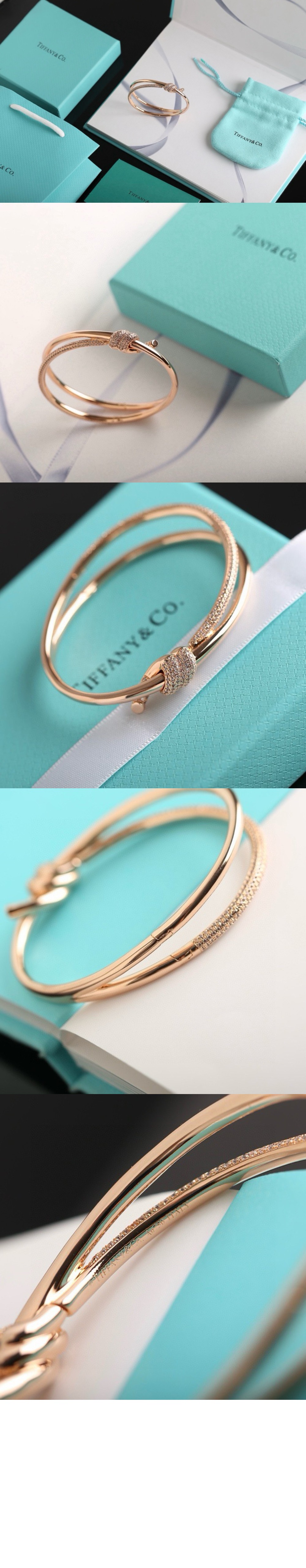 티파니앤코 더블 로 힌게드 뱅글