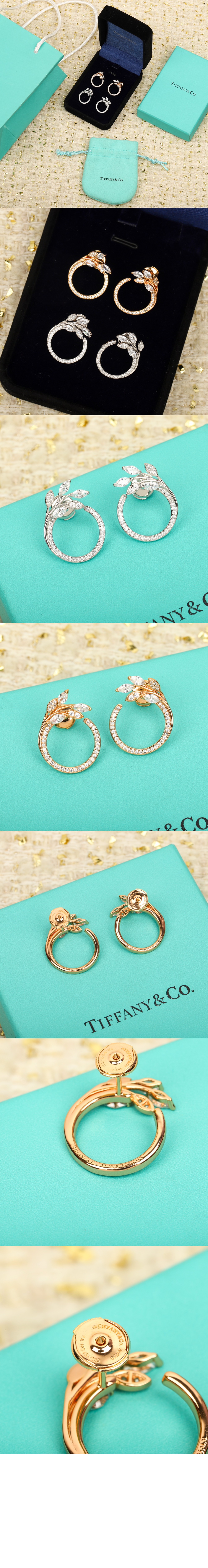 티파니앤코 빅토리아 다이아몬드 바인 귀걸이