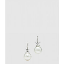 티파니앤코 진주와 다이아몬드 귀걸이