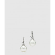 티파니앤코 진주와 다이아몬드 귀걸이