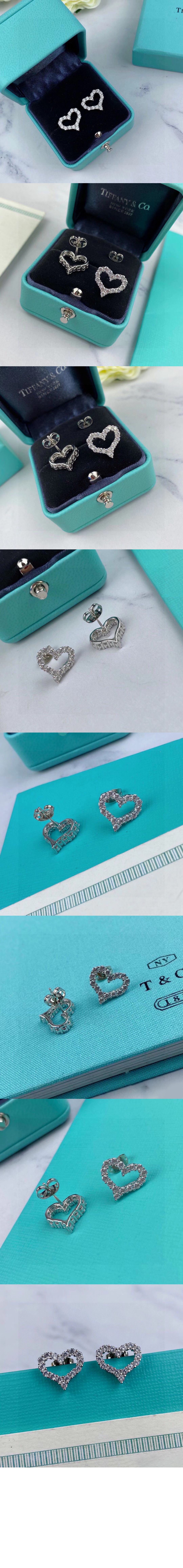 티파니앤코 하트 귀걸이