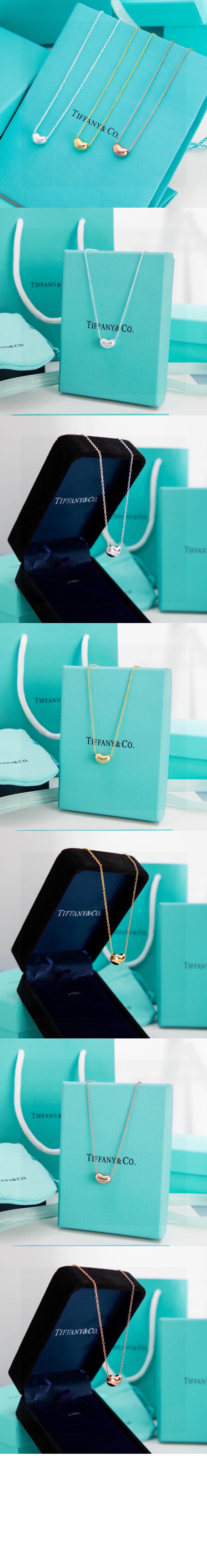 티파니앤코 빈 디자인 펜던트 스털링