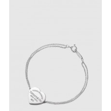 티파니앤코 더블 체인 하트 태그 브레이슬릿