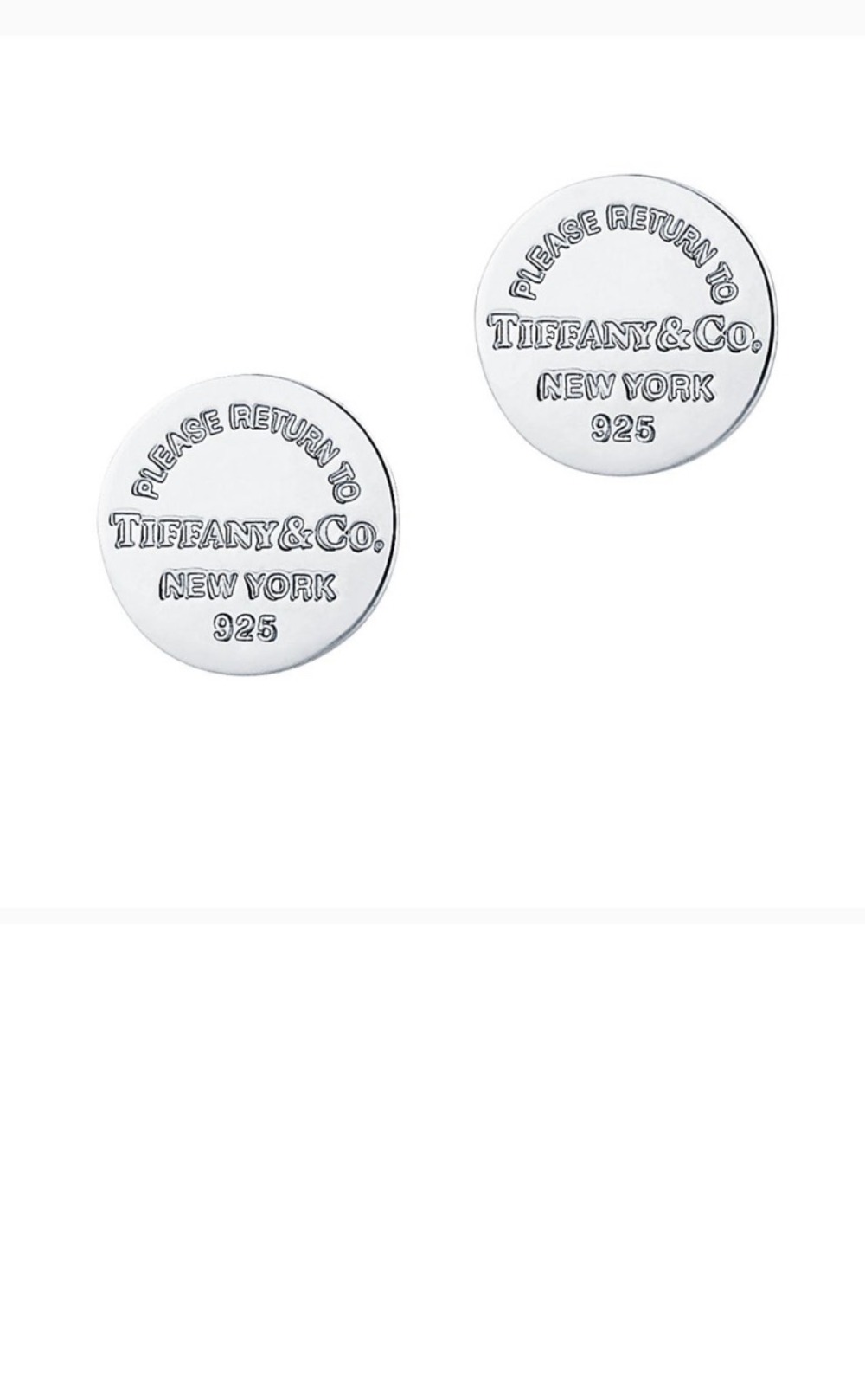 티파니앤코 서클 스터드 귀걸이