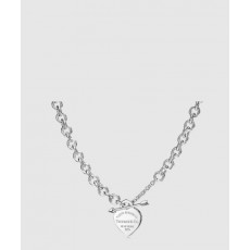 티파니앤코 러브스트럭 하트 태그 네크리스