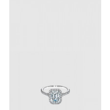 티파니앤코 플래티넘 큐빅 링