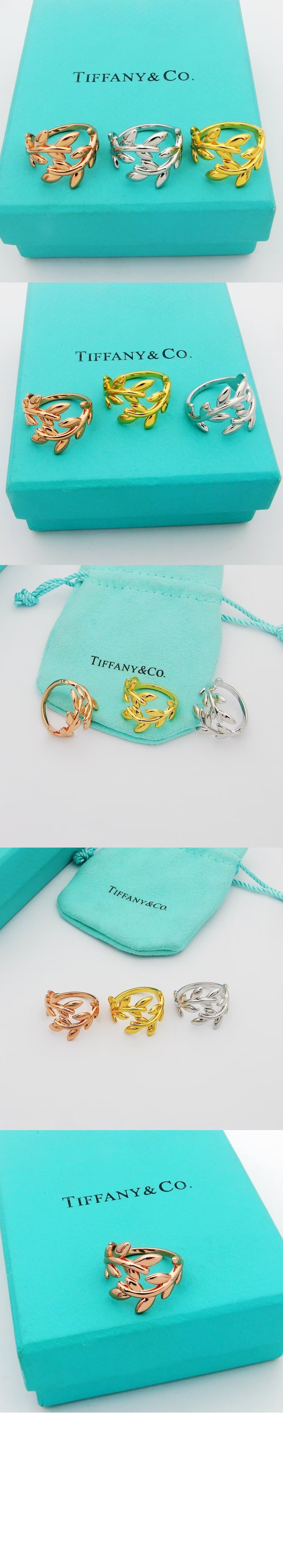 티파니앤코 올리브 리프 바이패스 링