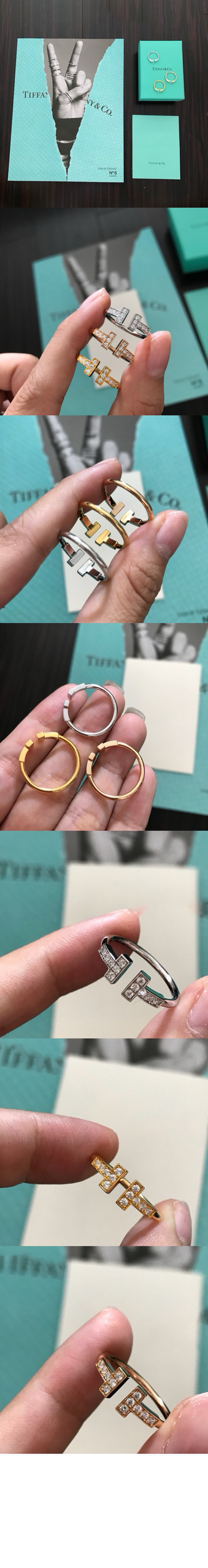 티파니앤코 와이어 다이아 반지