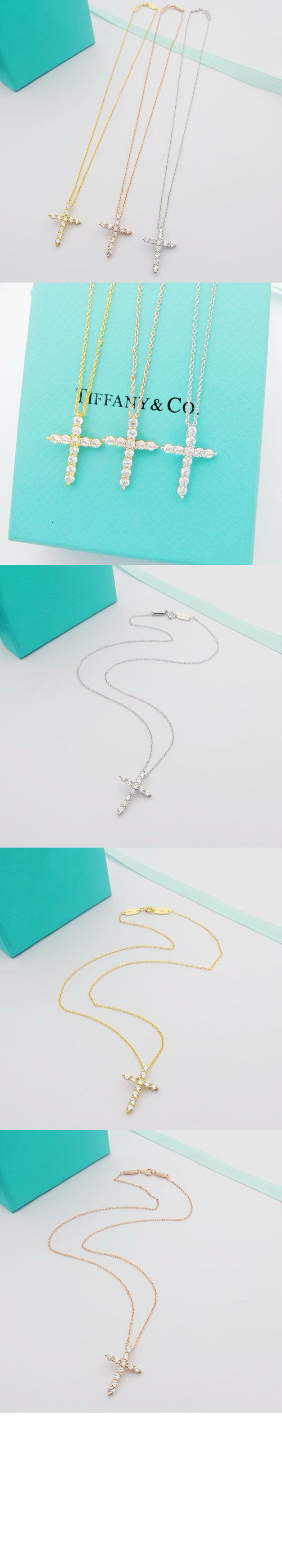 티파니앤코 크로스 펜던트
