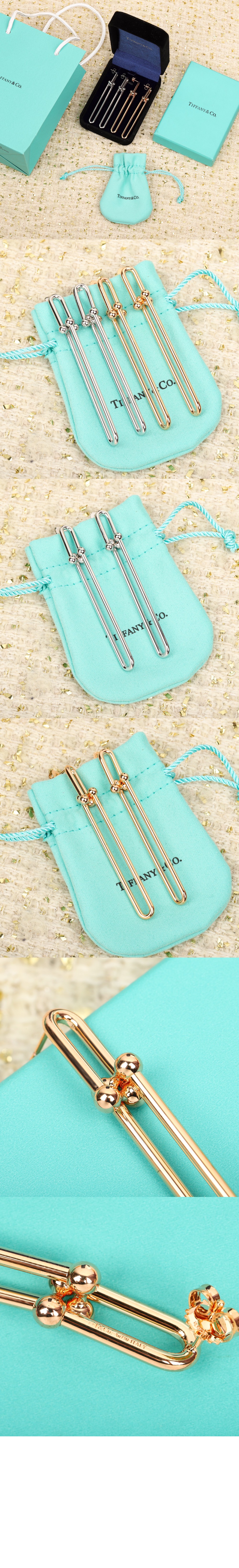 티파니앤코 더블 롱 링크 귀걸이