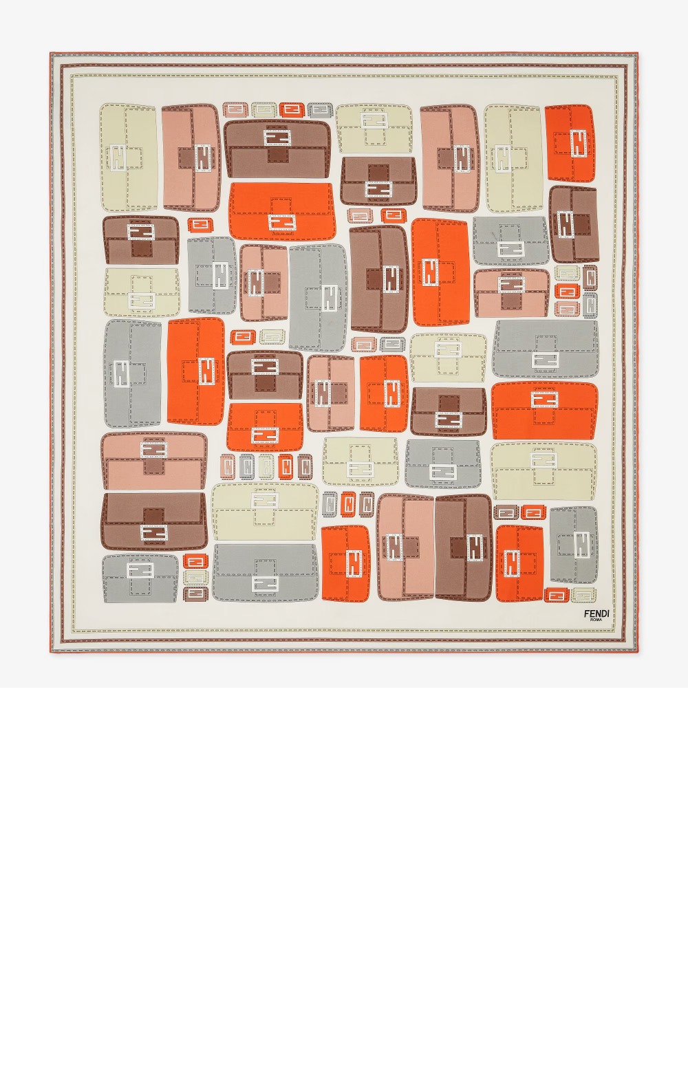 펜디 바게트 스카프