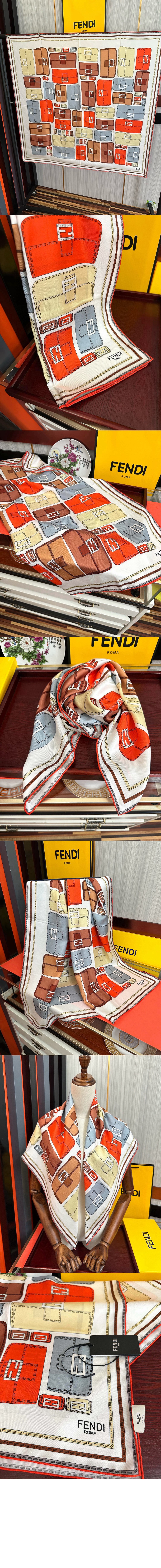 펜디 바게트 스카프