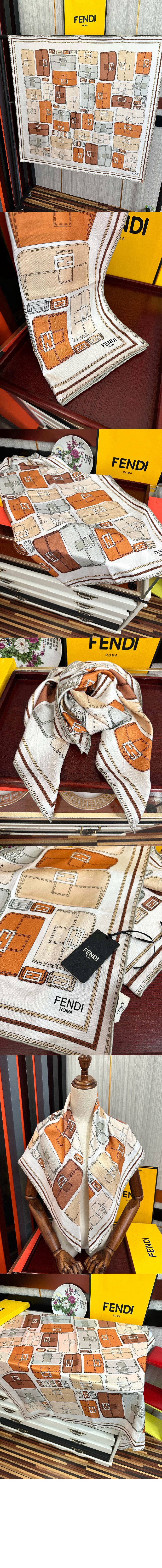 펜디 바게트 스카프