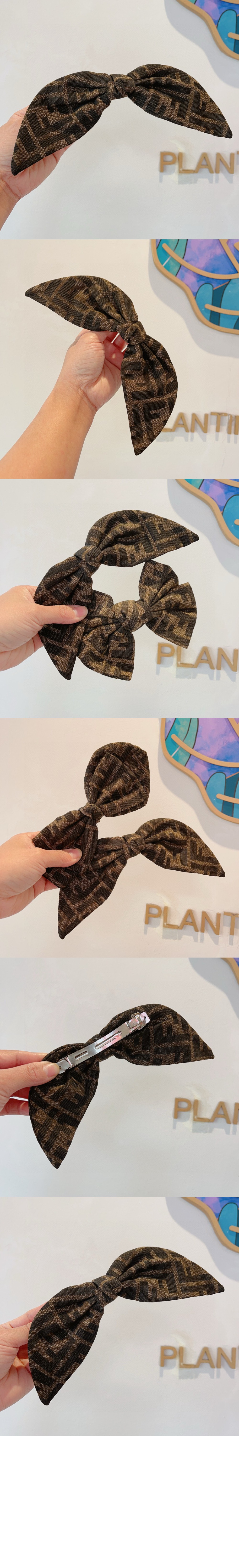 펜디 FF 헤어 클립 FXT287